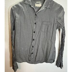 Denim & Supply Ralph Lauren Gingham Button Down Shirt Women’s M Cotton READ